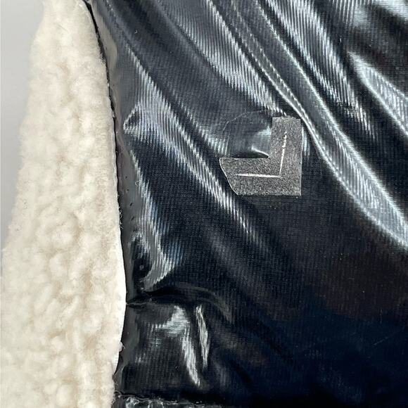 SAM. Ellie Down Jacket Caviar Black Puffer Bomber Shearling Outdoors Coat XS - Picture 12 of 16